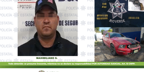 Detenido con pistola y cartuchos útiles en Ciudad del Maíz