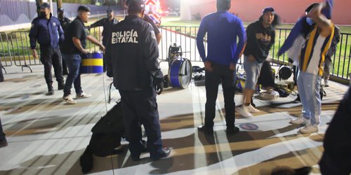 Detienen a aficionados rijosos en partido del Atlético San Luis