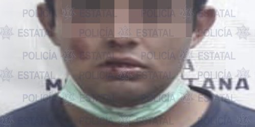 Policía estatal detiene a presunto por daños a vehículo