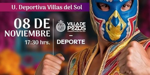 Villa de Pozos vivirá la emoción de la lucha libre Xantolesca