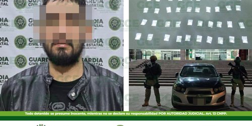 Detienen a objetivo criminal que robó local de teléfonos celulares