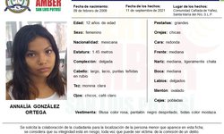 Activa Fiscalía Alerta Amber para localizar a niña de 12 años