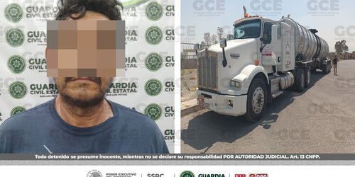 División Caminos de la Guardia Civil Estatal asegura más de 40 mil litros de combustible de dudosa procedencia