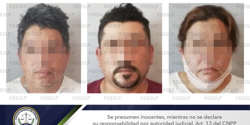 Detienen en Ciudad Valles a tres presuntos secuestradores