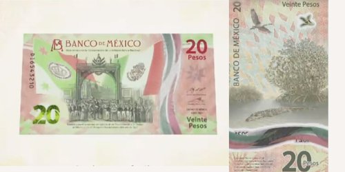 Banxico lanza billete conmemorativo de 20 pesos