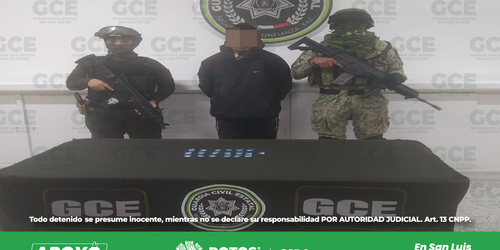 Desmantelan probable "punto" de venta de droga, y detienen a una persona