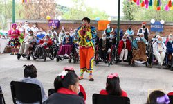 Organiza Gobierno Convivencia  para niños y adultos  mayores de casas de asistencia