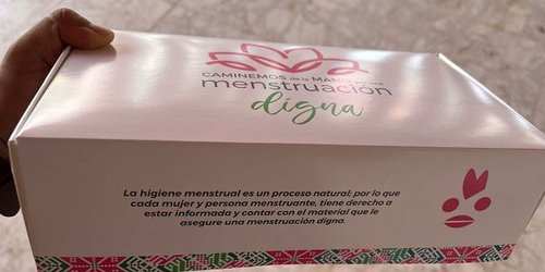Por no lavarlos, mujeres rechazan kits menstruales en San Ciro