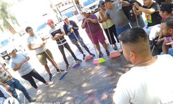 Se unen comerciantes ambulantes para limpiar la plaza de Ciudad Fernández
