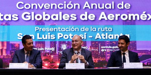 Aeroméxico y San Luis Capital, alianza que nos conecta al mundo