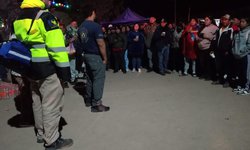 Protección Civil de Ciudad Fernández brinda apoyo a trabajadores en protesta pacífica en La Noria