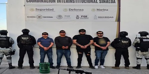 Autoridades capturan a “Berna” y a supuestos miembros de una célula vinculada a “Los Chapitos”