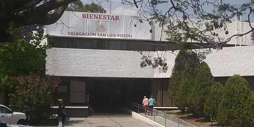 Persona intentó ingresar ilegalmente a oficinas del Bienestar en San Luis Potosí.