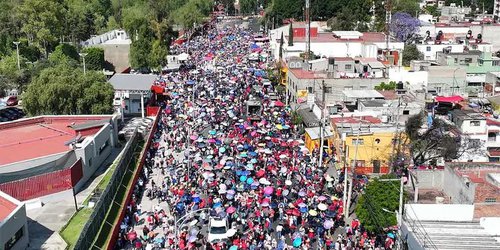 Bloqueo MASIVO de la CNTE paraliza Paseo de la Reforma HOY en CDMX