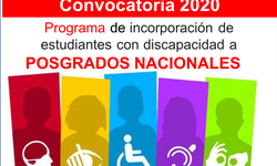 Abren convocatoria para incorporar a posgrados a personas con discapacidad