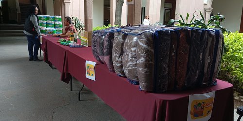 Instalan centro de acopio en el Congreso del Estado en apoyo a damnificados por las lluvias