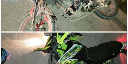Chocaron conductores de motocicletas en Puente del Carmen, y no llegan a acuerdo