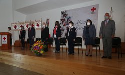 Cruz Roja reconoce labor de Lorena Valle como presidenta honoraria