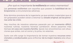 Resiliencia, fundamental para el bienestar de las personas ante  El confinamiento