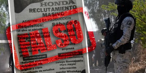CJNG usa el nombre de Honda para atraer víctimas en Celaya a través de vacantes falsas