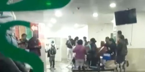 Se inunda hospital del IMSS por fuerte lluvia en el Valle de México
