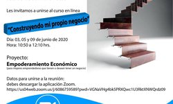 IMES invita a curso en línea "Construyendo mi propio negocio"