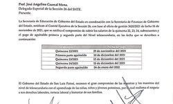 Gobierno del Estado ya pagó a maestros y aseguró próximos pagos y aguinaldos