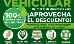 Habrá descuentos del 100% en multas de control vehicular