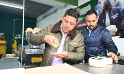 Lleva Gobernador programa de tortilla a a mitad de precio a Moctezuma