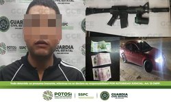 Robó 300 pesos con un arma de utilería