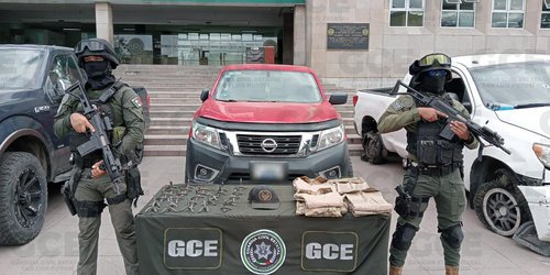 Aseguran vehículos abandonados con "poncha llantas" en Guadalcázar