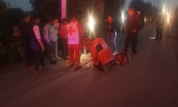 Mujer herida derrapó en moto por culpa de un perro