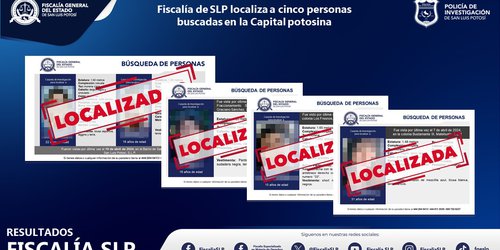 Localizan a cinco personas en SLP, con alerta de búsqueda Ámber