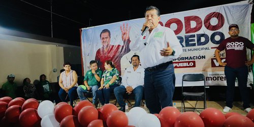 Oscar Bautista se une a la campaña de Rodolfo Loredo, que busca alcaldía fernandense