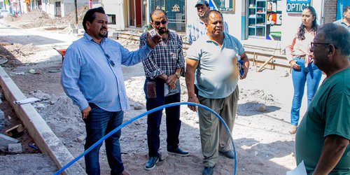 Tomarán medidas para concluir cuanto antes calle Morelos