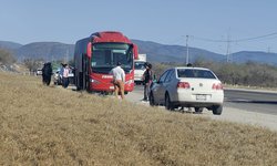Conato de incendio asustó a pasajeros de autobús
