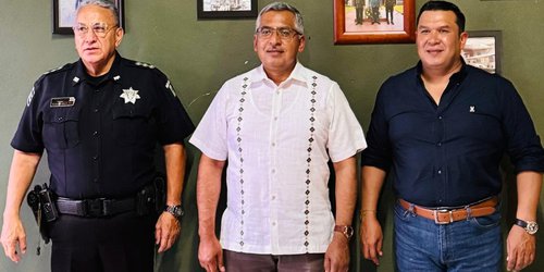Alcalde Urbiola y Secretario de Seguridad tuvieron reunión esta tarde de miércoles