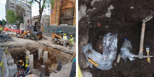 INAH pide frenar obra de la Calzada Flotante de Tlalpan ante posible hallazgo arqueológico.