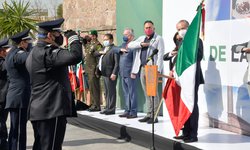 Encabezó Juan Manuel Carreras ceremonia conmemorativa por el aniversario del Día de la Bandera