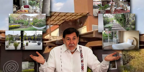 ‘Aquí vivo a toda m...’: Así es la casa de Noroña en Tepoztlán que vale 12 mdp.