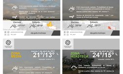 Lluvias y frío en SLP el fin de semana en SLP