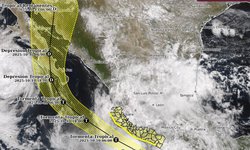 Se forma tormenta tropical Raymond en México; ¿dónde se ubica y qué estados afectará?