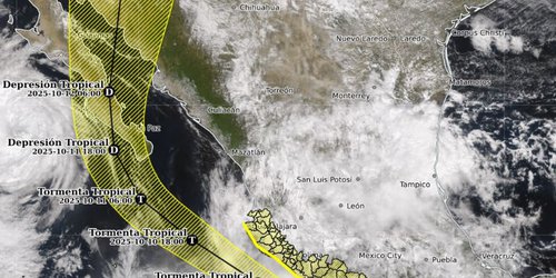Se forma tormenta tropical Raymond en México; ¿dónde se ubica y qué estados afectará?