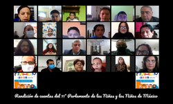 Rindieron cuentas Diputados Federales Infantiles potosinos