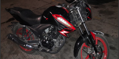 Dos motocicletas fueron aseguradas por SSPE; hay un detenido