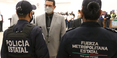 Rinden protesta nuevos directores de la Secretaría de Seguridad del Estado