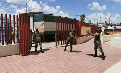 El Ejército Mexicano hace entrega de equipo de protección al Hospital Morones