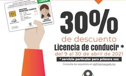 Ofrece SEFIN descuentos en renovación de licencias de conducir y en trámite de primera vez