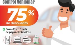 Invitan a aprovechar últimos días de descuento en multas de control vehicular