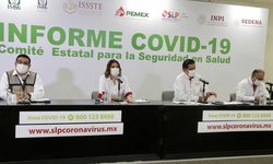 Registró SLP 180 nuevos casos y 14 defunciones por Covid-19